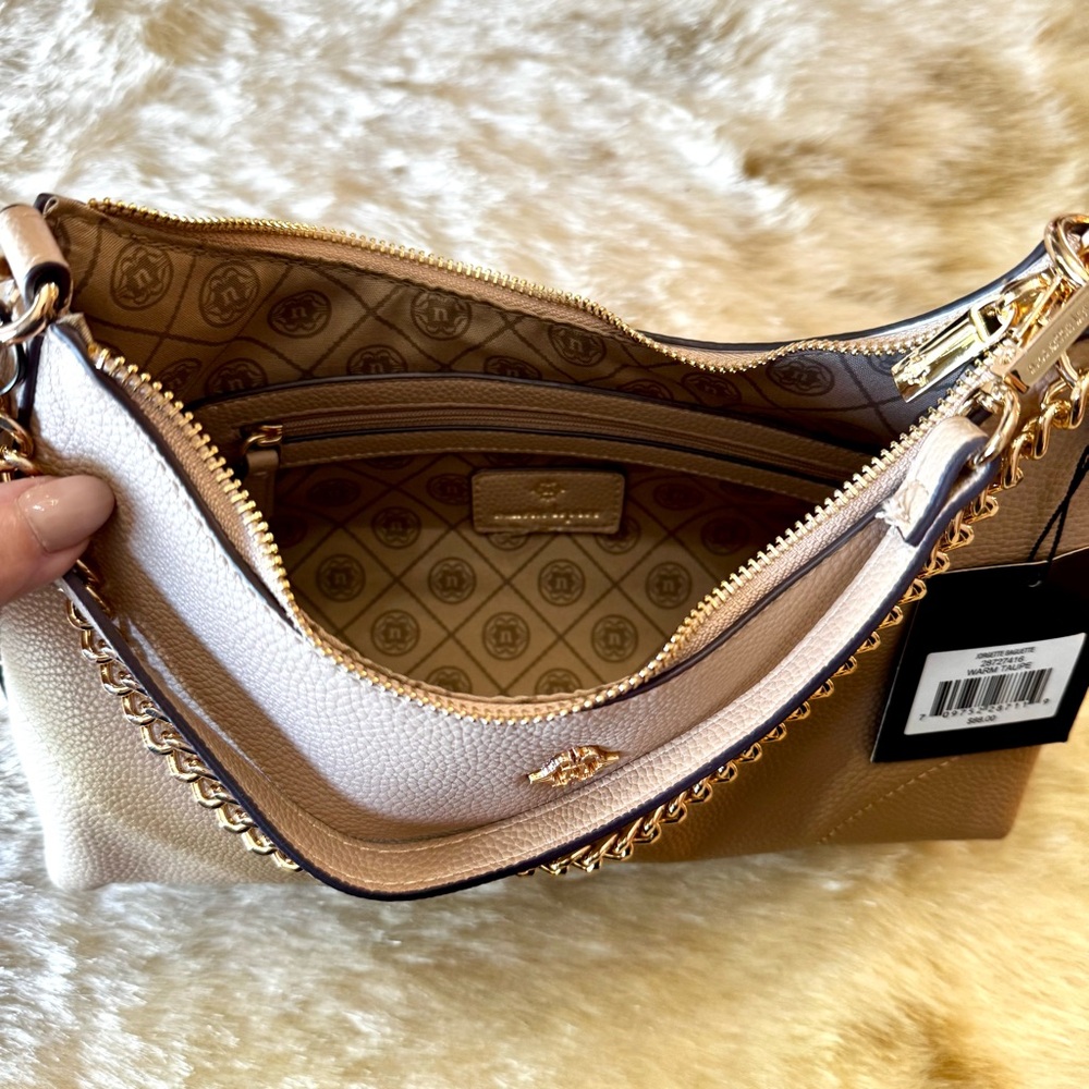 NWT Nanette Lepore blush beige Jorgette shoulder bag - Picture 9 of 13
